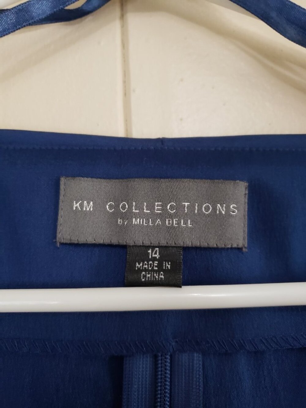 KM Collections Milla Bell Womens 14 Evening Wear Top Elegant Studded Brooch NWT - Picture 5 of 6